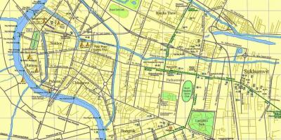 Mapa de bangkok carretera