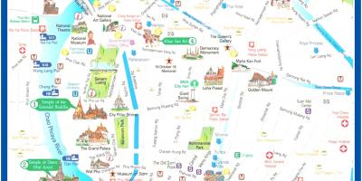 Bangkok guía de viajes con mapa
