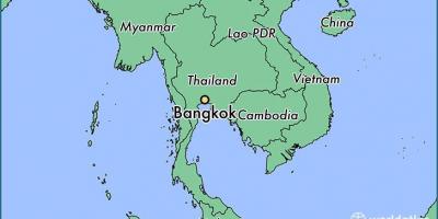 Mapa de bangkok país