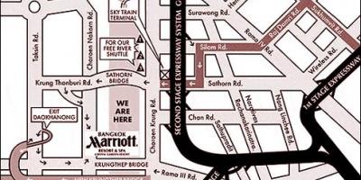 Mapa de marriott bangkok